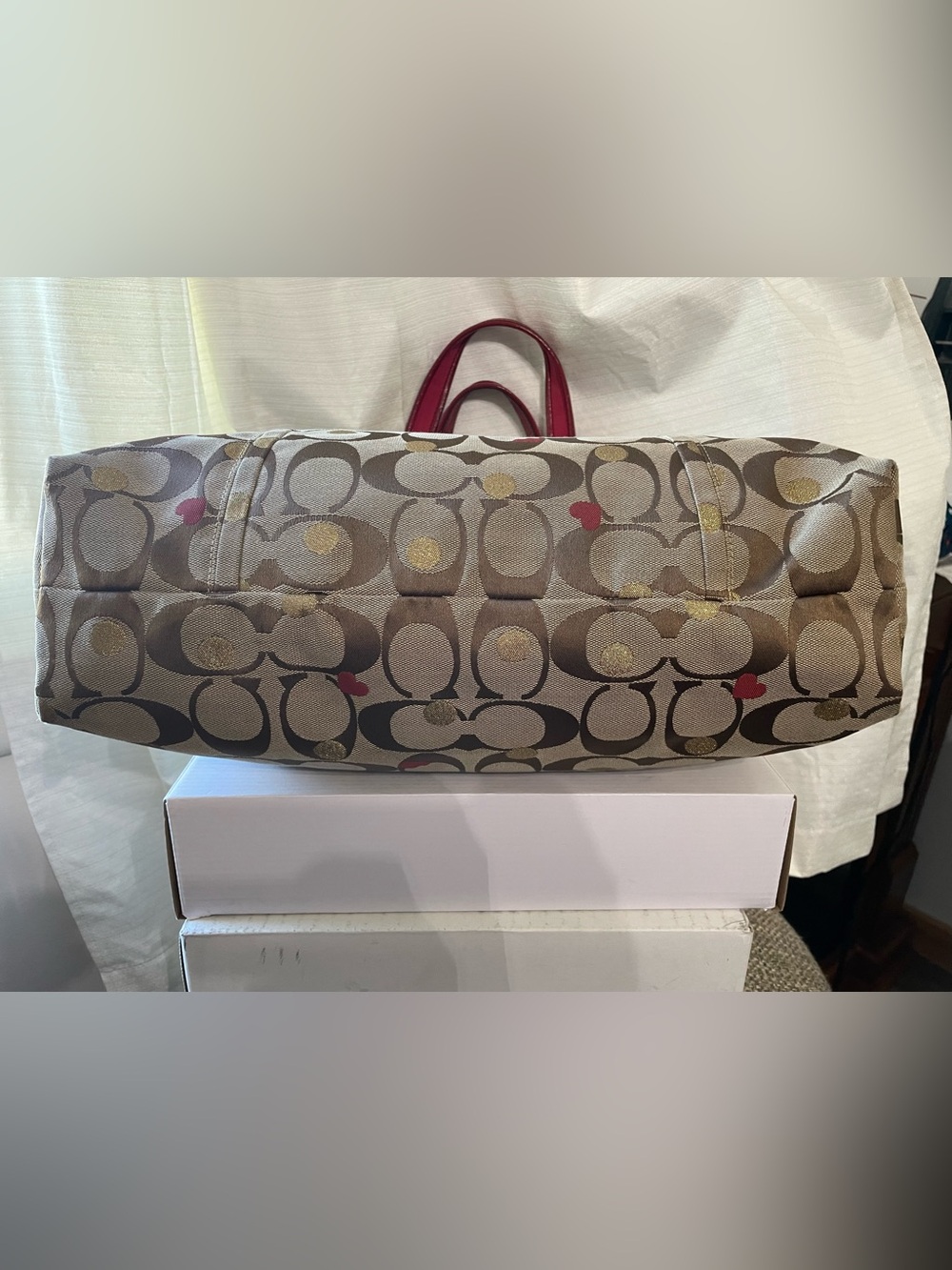 Coach Poppy 2010 Secret Admirer Tote Special Edition Valentine’s Day Coach Poppy - Picture 16 of 17